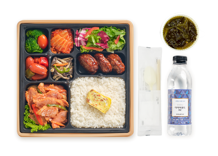 고급 훈제오리도시락