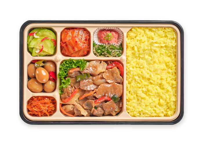 돈불고기도시락